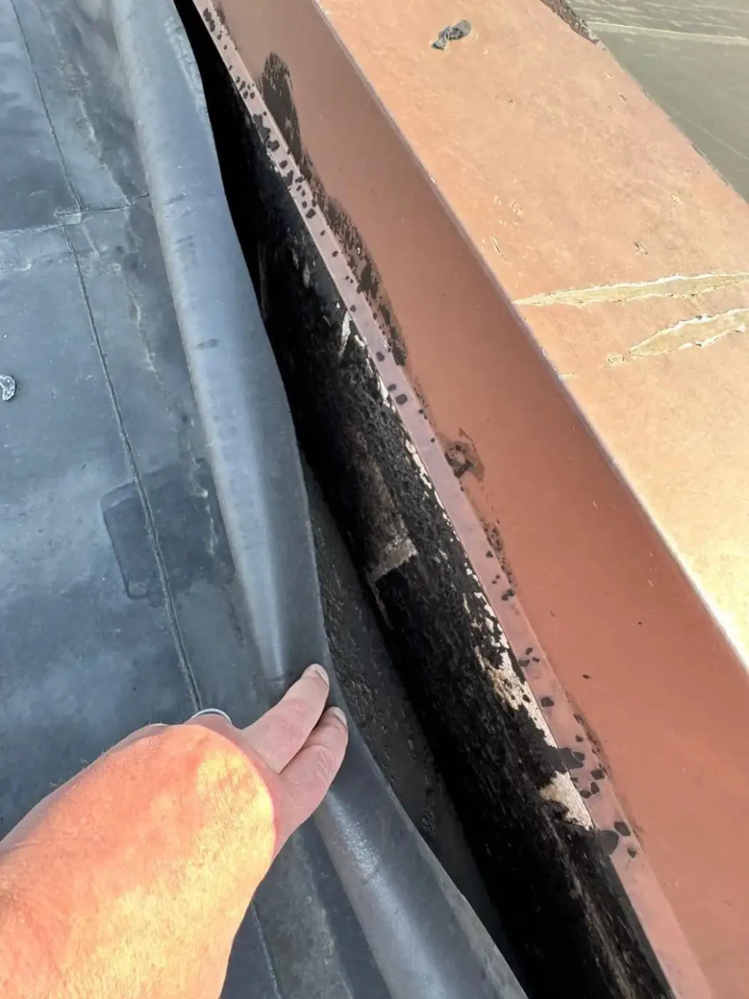 Tarping and dry-in on a Morristown commercial roof