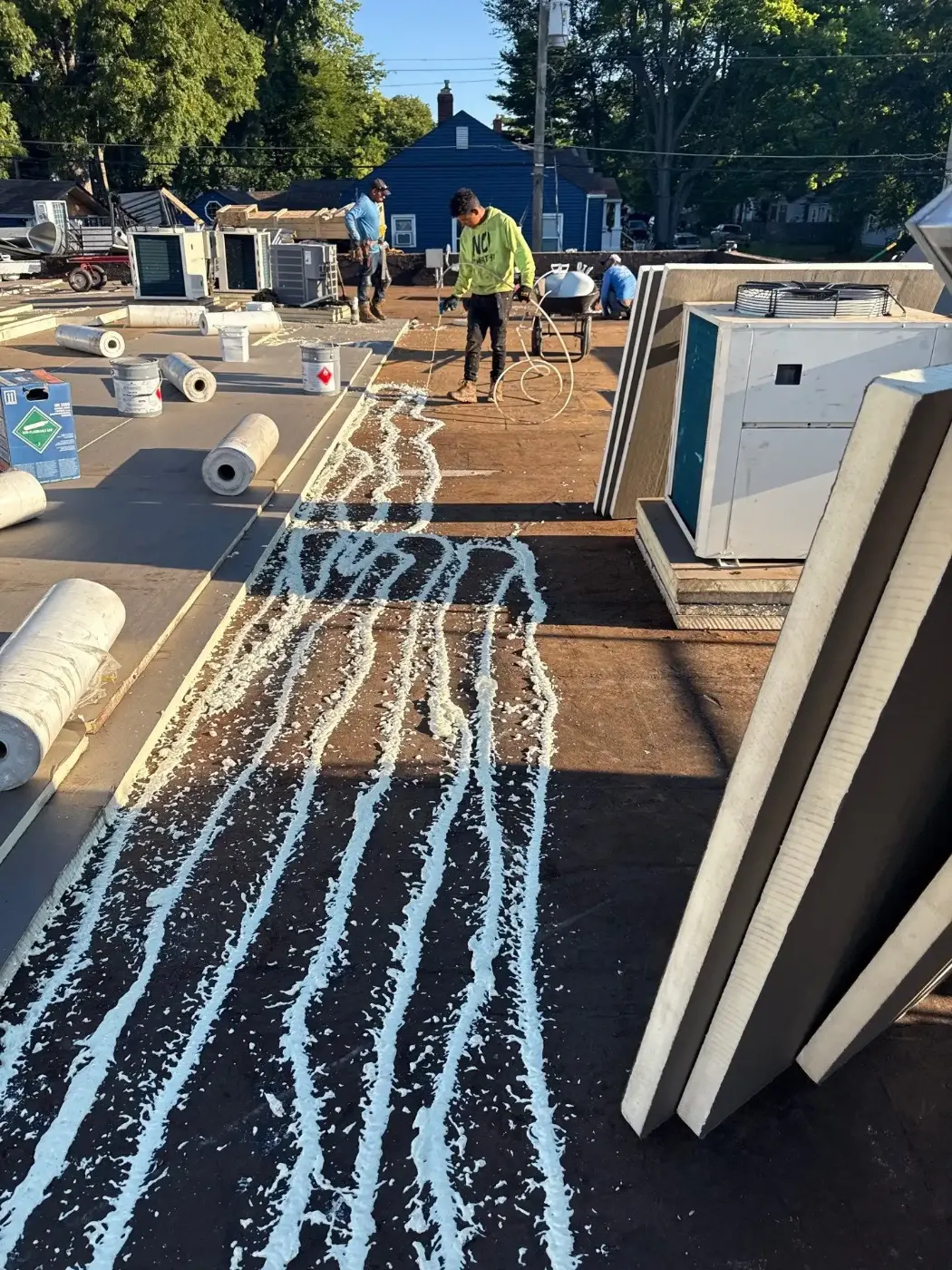 Commercial roofing by Morristown Commercial Roofing near New Palestine, IN